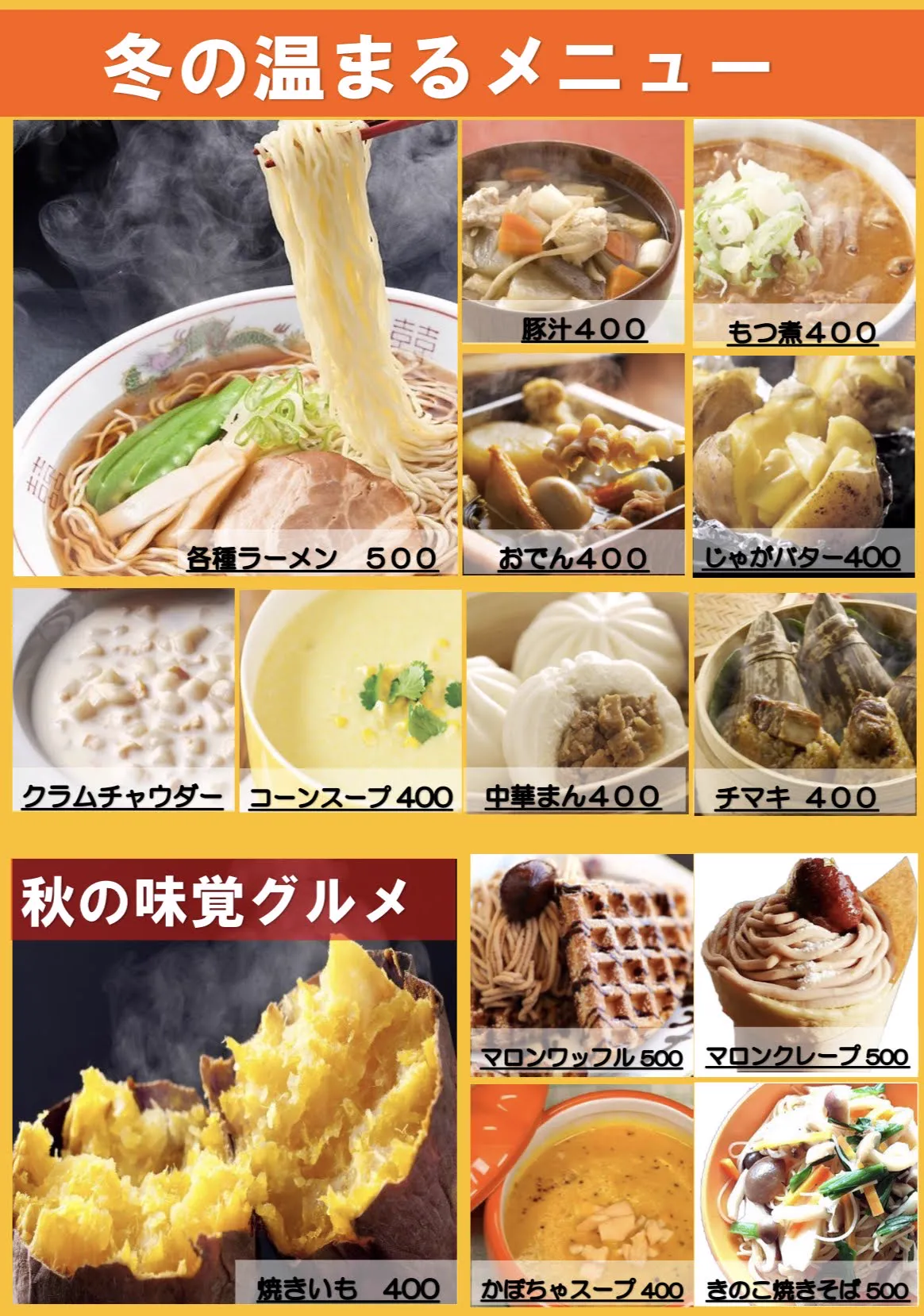 販売メニュー実績 3